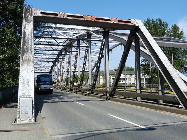 TC-1 Southbound Cowichan River Bridge