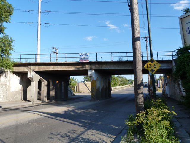California Avenue C and WI Railroad Overpass