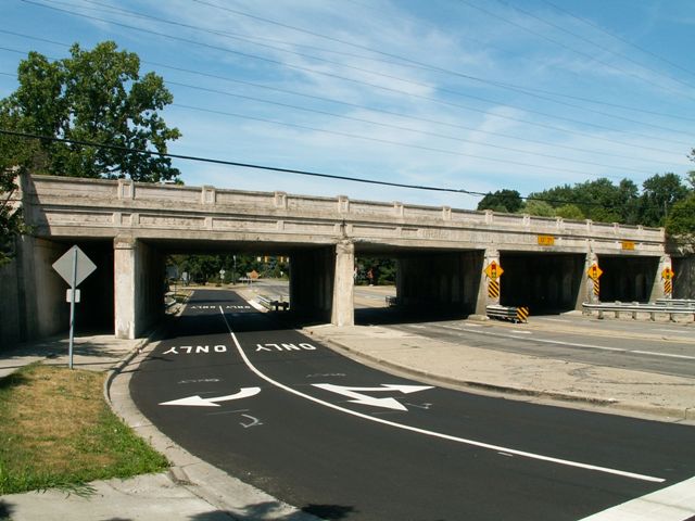 12 Mile Road Railroad Overpass