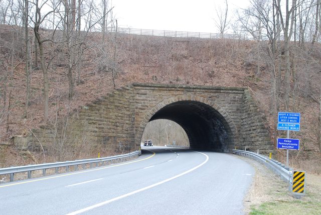 Lancaster Pike Southbound Railroad Overpass