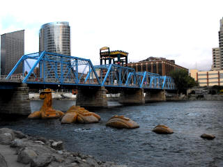 Grand Rapids Railroad Bridge During ArtPrize