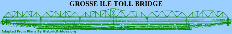 Grosse Ile Toll Bridge Drawing