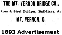 Mt. Vernon Bridge Company Advertisement