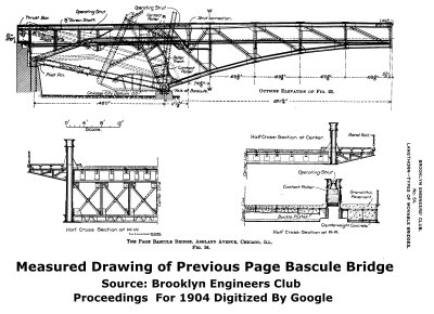 Previous Ashland Avenue Bridge Drawing