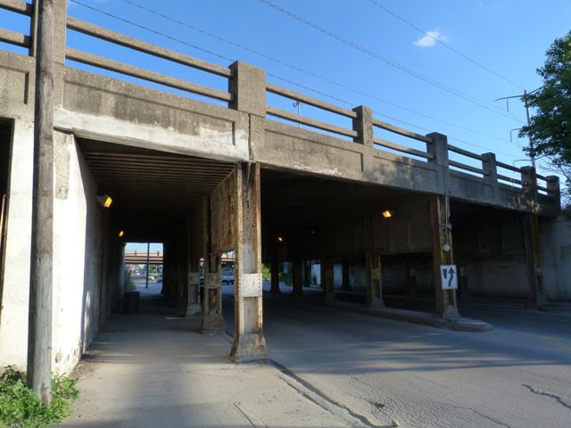 California Avenue AT and SF Railroad Overpass