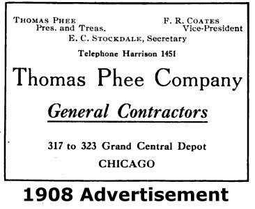 Thomas Phee Company Chicago Advertisement