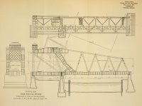Chicago and Alton Railroad Page Bascule Bridge Drawing