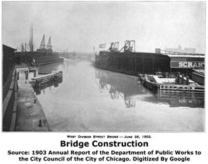 Previous Division Avenue North Branch Swing Bridge Construction