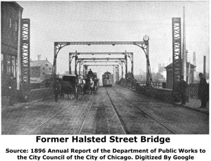 Former Halsted Street North Branch Bridge
