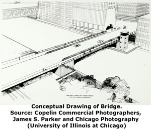 Randolph Street Bridge Conceptual Drawing