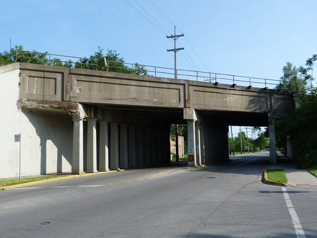 River Street Railroad Overpass