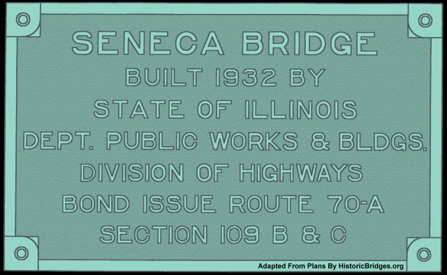 Seneca Bridge Plaque