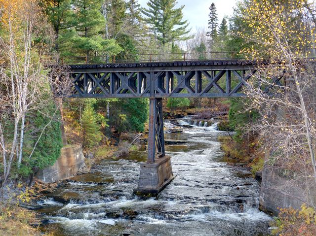 Falls River Soo Line Railroad Bridge