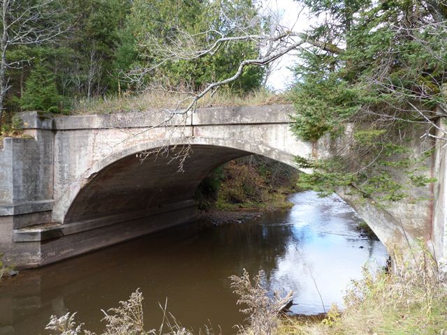 Old M-26 West Branch Firesteel River Bridge