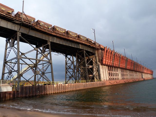 Presque Isle Ore Dock Bridge