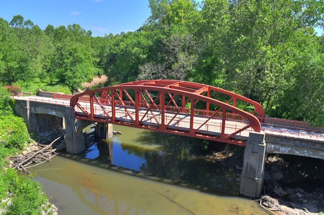 The Big Red Bridge Map