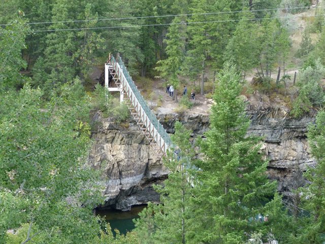 Kootenai Falls Bridge