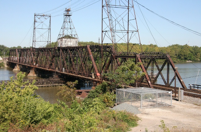 Toledo Norfolk Southern Railroad Bridge Toledo New York Central Railroad Bridge Historicbridges Org