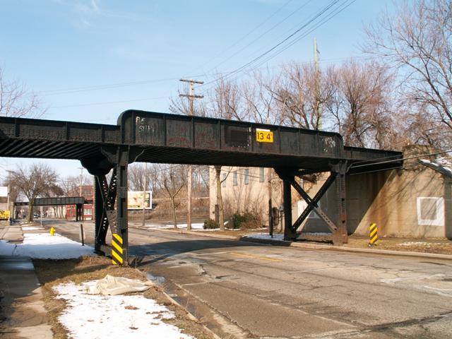 Monroe Avenue Railroad Overpass South