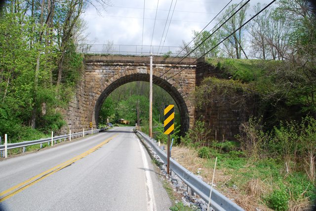 Noble Road Railroad Overpass