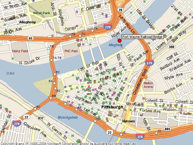 HistoricBridges.org - Fort Wayne Railroad Bridge Map