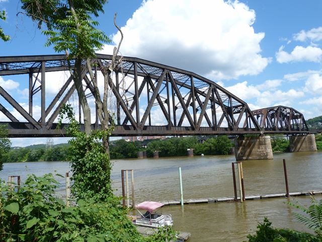 Herrs Island Allegheny River Railroad Bridge