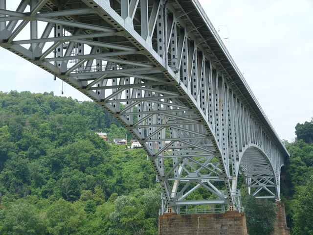 The Homestead Grays Bridge over the Monongahela River leading into