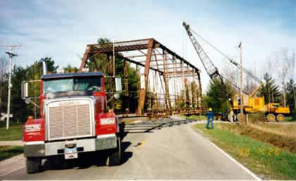 MDOT Historic Bridge Midland County 4 3/4 Mile Rd. / Pine River 