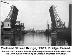 Cortland Street Bridge Raised