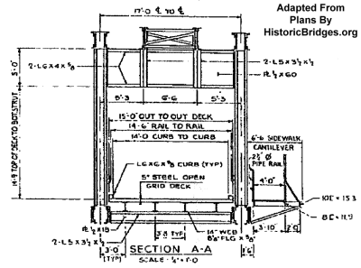 Foxburg Bridge Drawing