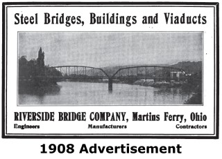 Riverside Bridge Company Martins Ferry Ohio