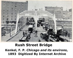 Rush Street Bridge Chicago
