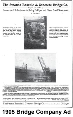 Strauss Bascule and Concrete Bridge Company Advertisement