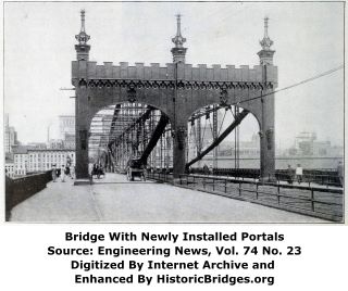 Smithfield Street Bridge With New Portals