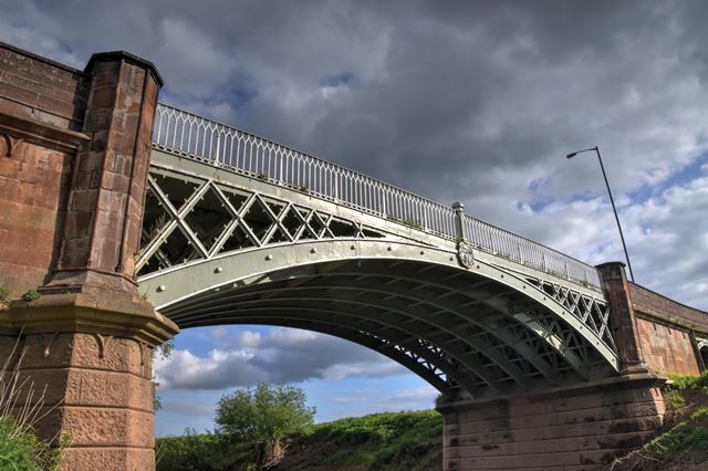 Powick Iron Bridge Powick New Bridge HistoricBridges