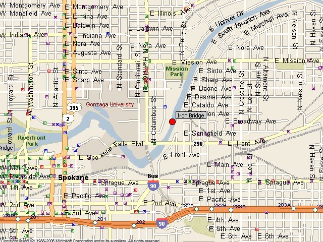 HistoricBridges.org - Iron Bridge Map